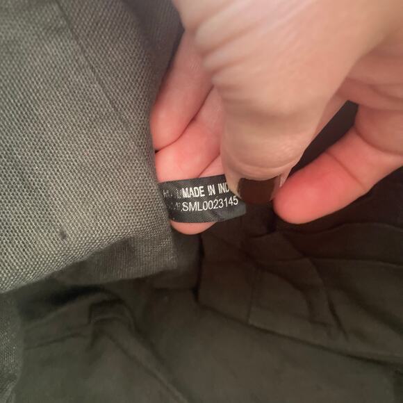 Vintage Y2K Fossil Gray Blue Canvas Crossbody Messenger Bag Commuter School - Picture 8 of 10